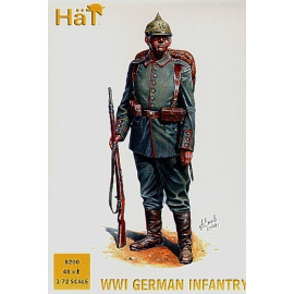 WWI Deutsche Infanterie x 48 Figuren pro Schachtel
