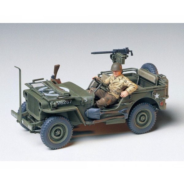 Willys MB J eep mit Fahrer & den Abziehbildern für 5 Versionen Willys MB J eep mit Fahrer & den Abziehbildern für 5 Versionen