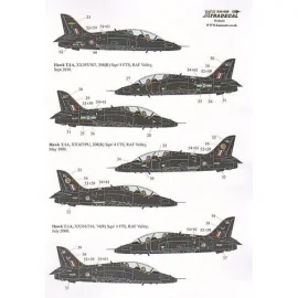 BAe Hawk T.1A Late overall black schemes (11) XX194/CO 100 Sqn Leeming 2000 XX194/CO 100 Sqn Leeming 90th Anniversary RAF Benevo