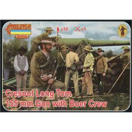 Figurine Canon Cresout Long Tom 155mm + Boer soldiers 1:72 Figuren 