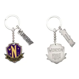 Wednesday Nevermore keychain Schlüsselanhänger 