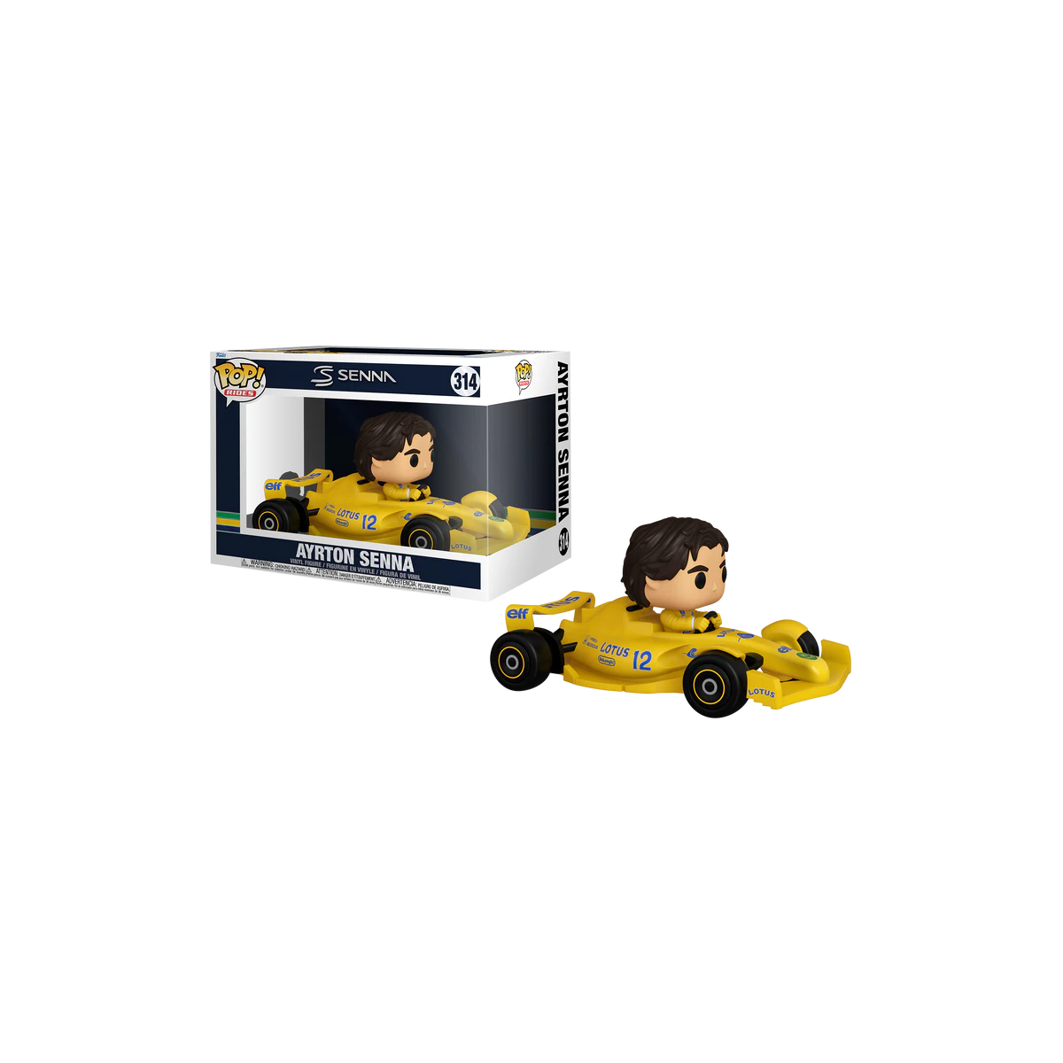 MCLAREN - POP Ride Super DLX N° 314 - Ayrton Senna Pop Figur 