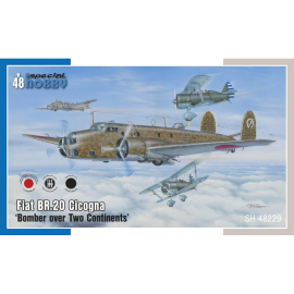 SPECIAL HOBBY: 1/48; Fiat Br.20 Cicogna Bomber over Two Continents Modellbausatz 