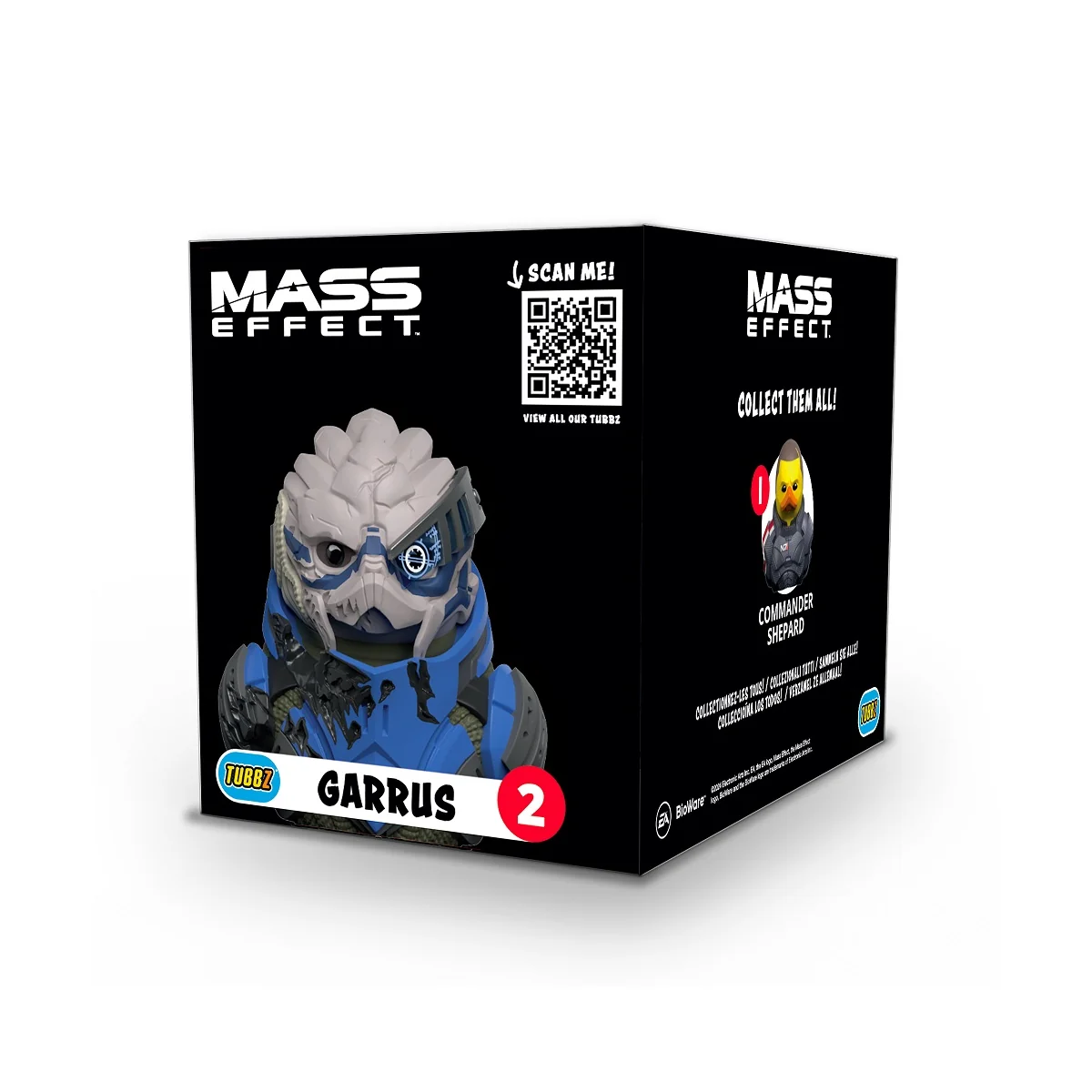 Numskull - Best of TUBBZ Rubber Duck Box - Mass Effect - Garrus - 9cm Numskull