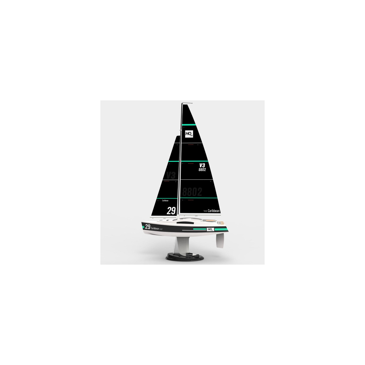 Caribbean V3 RTS Radio Controlled Sailboat Rc Segeschiff