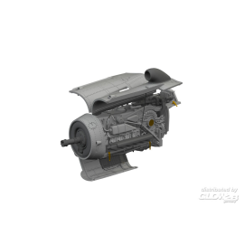 Bf 109G-10 WNF engine PRINT EDUARD 