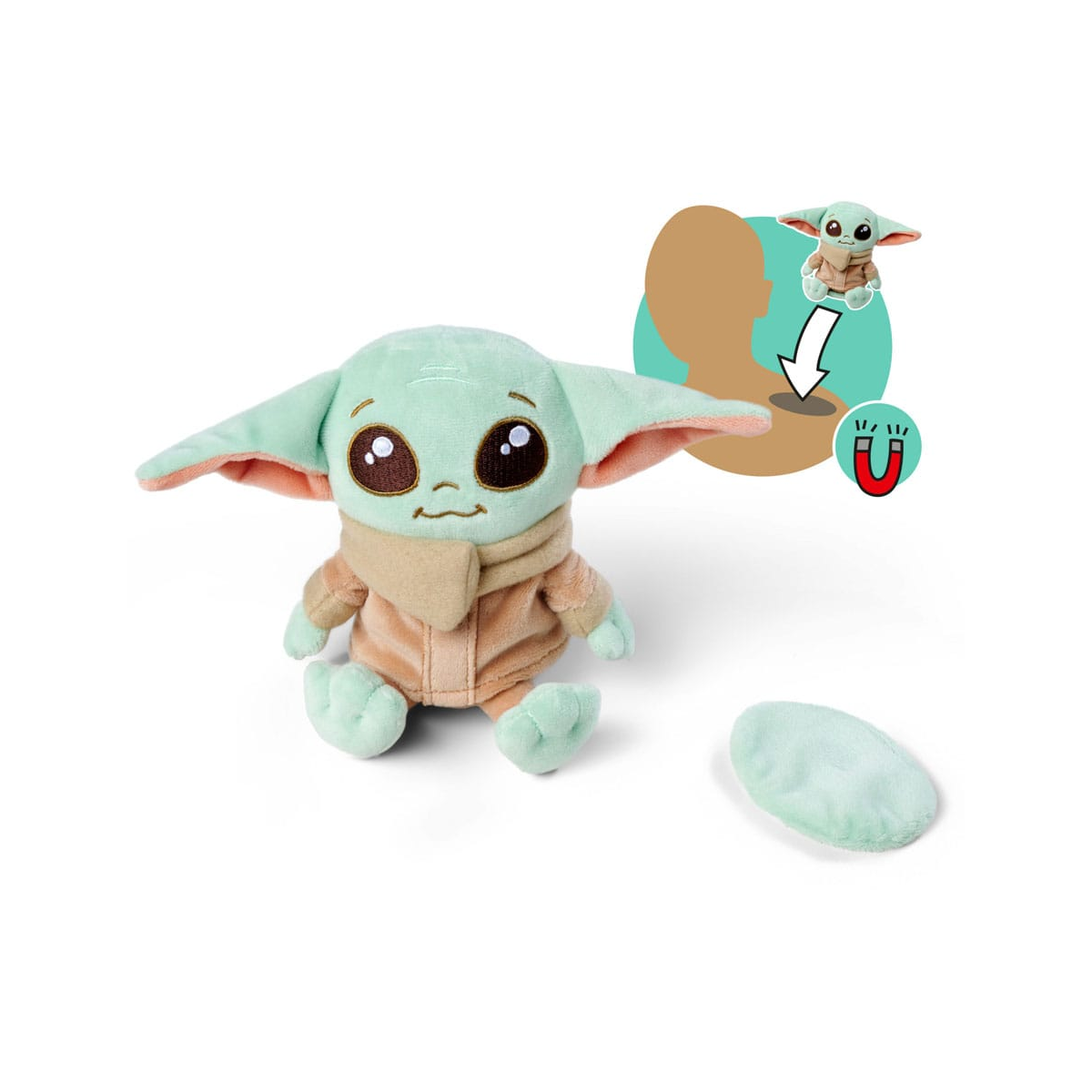 Star Wars The Mandalorian plush Grogu Shoulder Rider 12 cm Plüsch