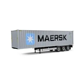 1:24 CONTAINER TRAILER MAERSK GREY 