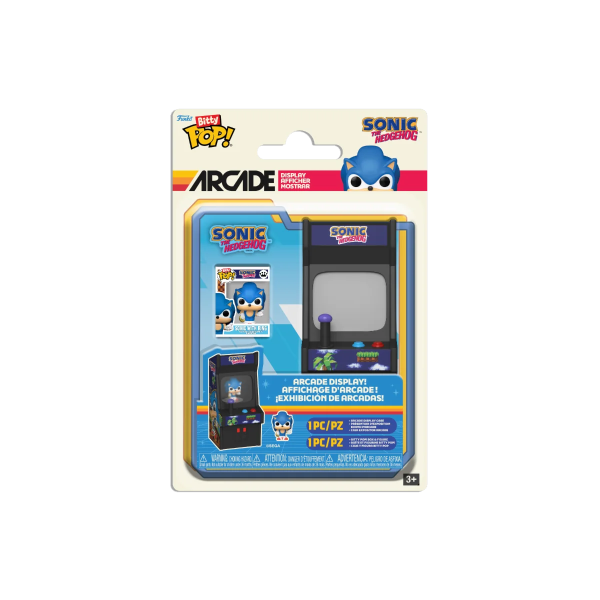 Sonic Bitty Pop Arcade Sonic 