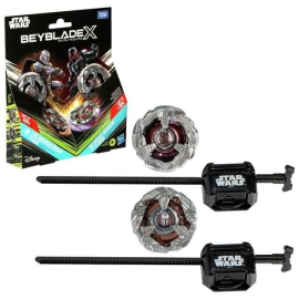 BEYBLADE X - Star Wars Mandalorian 3-60F & Moff Gideon 3-80N Duo Pack Figurine 