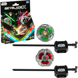 BEYBLADE X - Star Wars Luke 4-80B & Darth Vader 4-60P Dual Pack 
