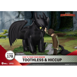 Dragons D-Stage Toothless & Hiccup 15 cm 