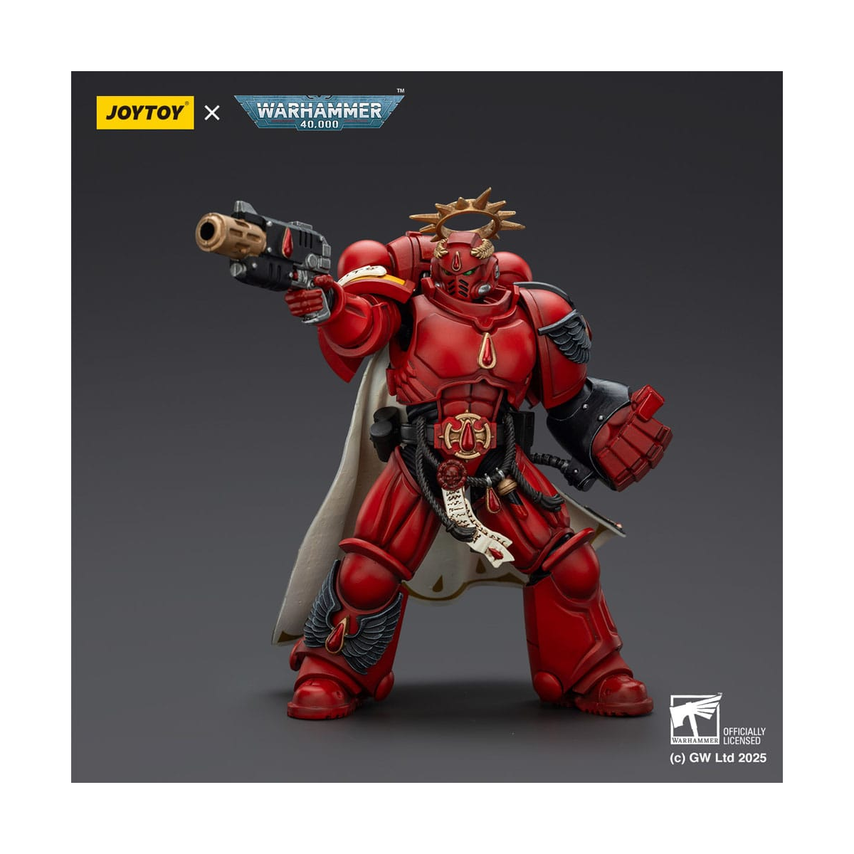 Warhammer 40,000: Combat Patrol Blood Angels Captain with Inferno Pistol & Power Fist Figure 20 cm