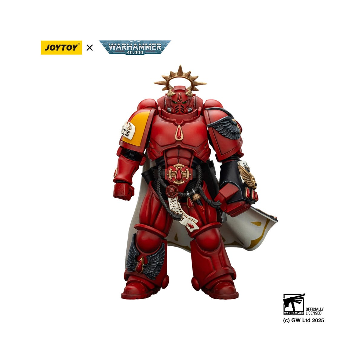 Warhammer 40,000: Combat Patrol Blood Angels Captain with Inferno Pistol & Power Fist Figure 20 cm