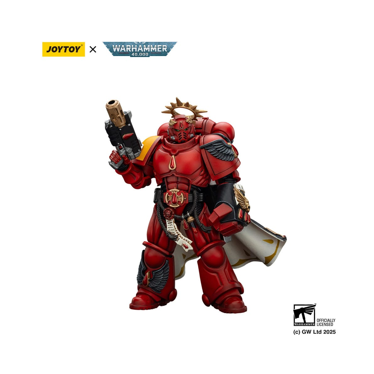 Warhammer 40,000: Combat Patrol Blood Angels Captain with Inferno Pistol & Power Fist Figure 20 cm