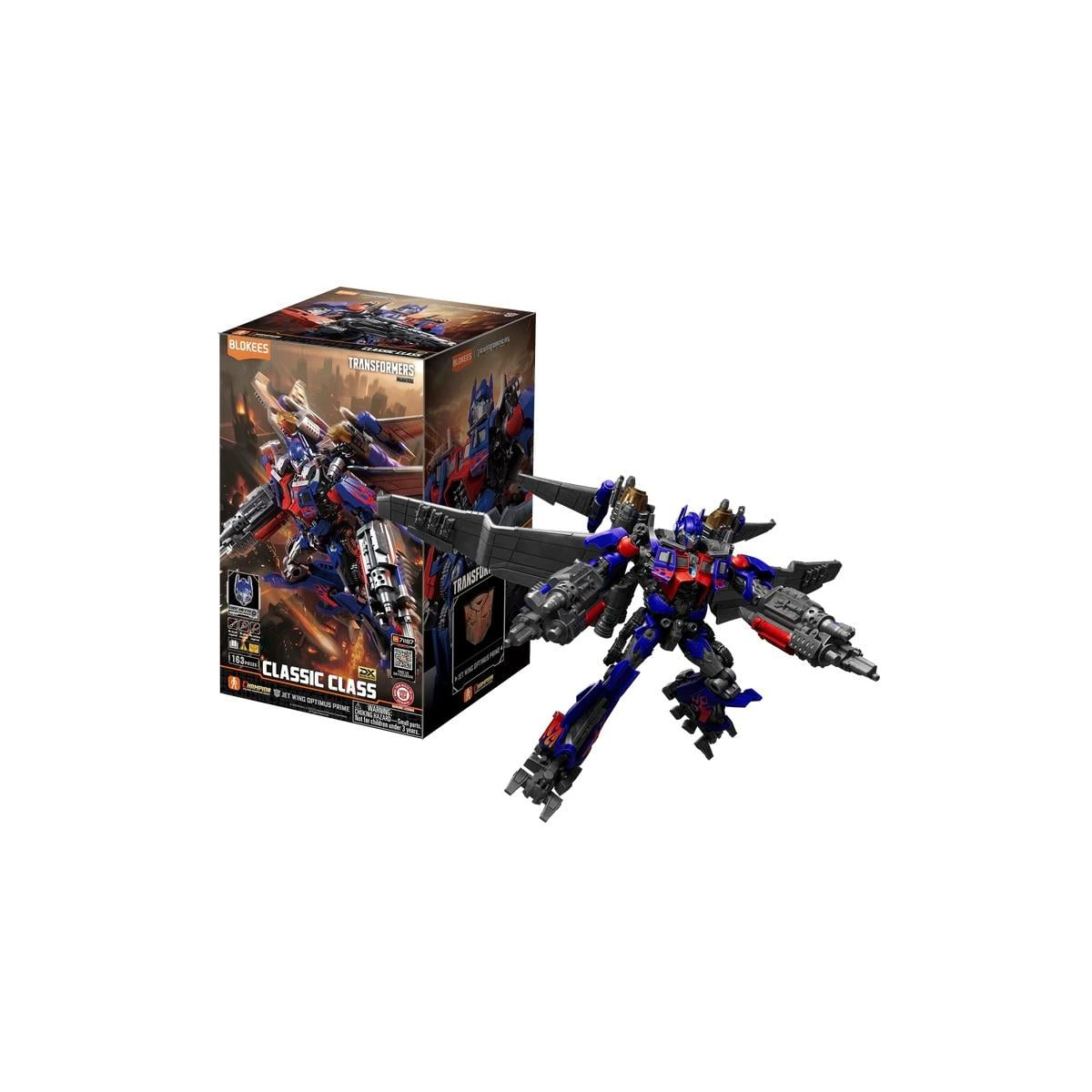 TRANSFORMERS - Jet Wing Optimus Prime Model Kit Classic Class Blokees 