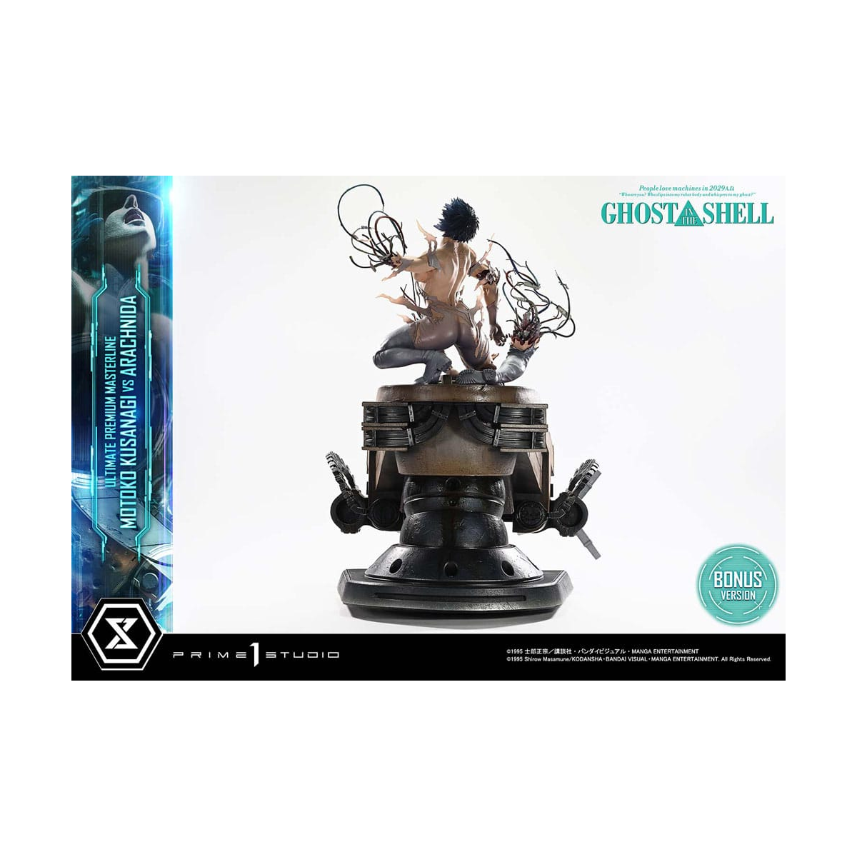 Ghost in the Shell Ultimate Premium Masterline Series 1/4 Action Figure Motoko Kusanagi vs Arachnida Bonus Version 68 cm