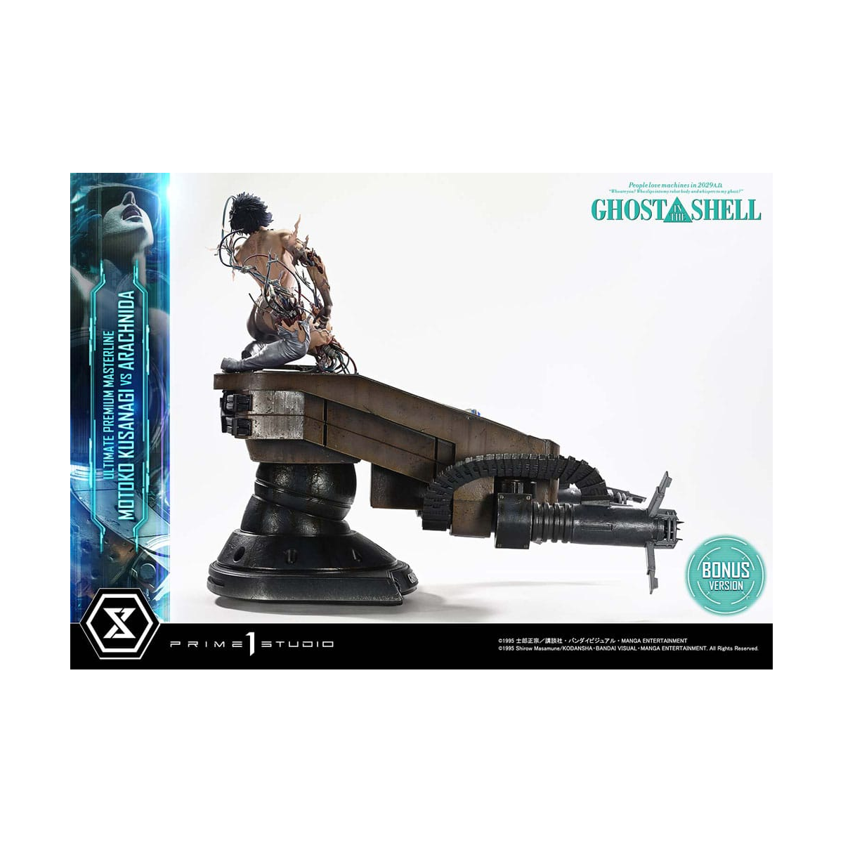 Ghost in the Shell Ultimate Premium Masterline Series 1/4 Action Figure Motoko Kusanagi vs Arachnida Bonus Version 68 cm