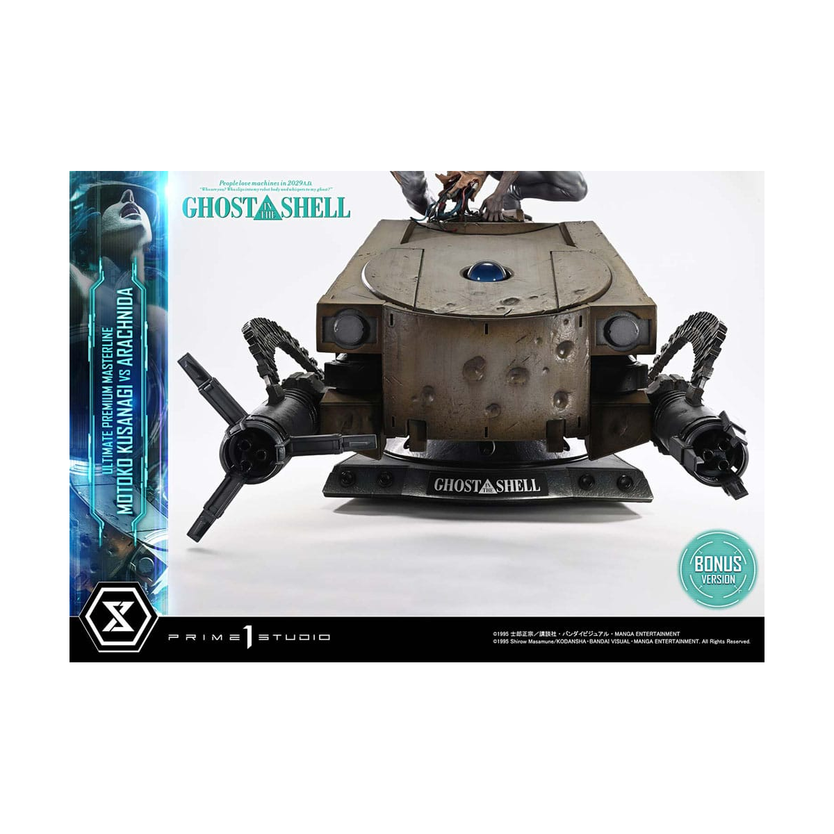 Ghost in the Shell Ultimate Premium Masterline Series 1/4 Action Figure Motoko Kusanagi vs Arachnida Bonus Version 68 cm