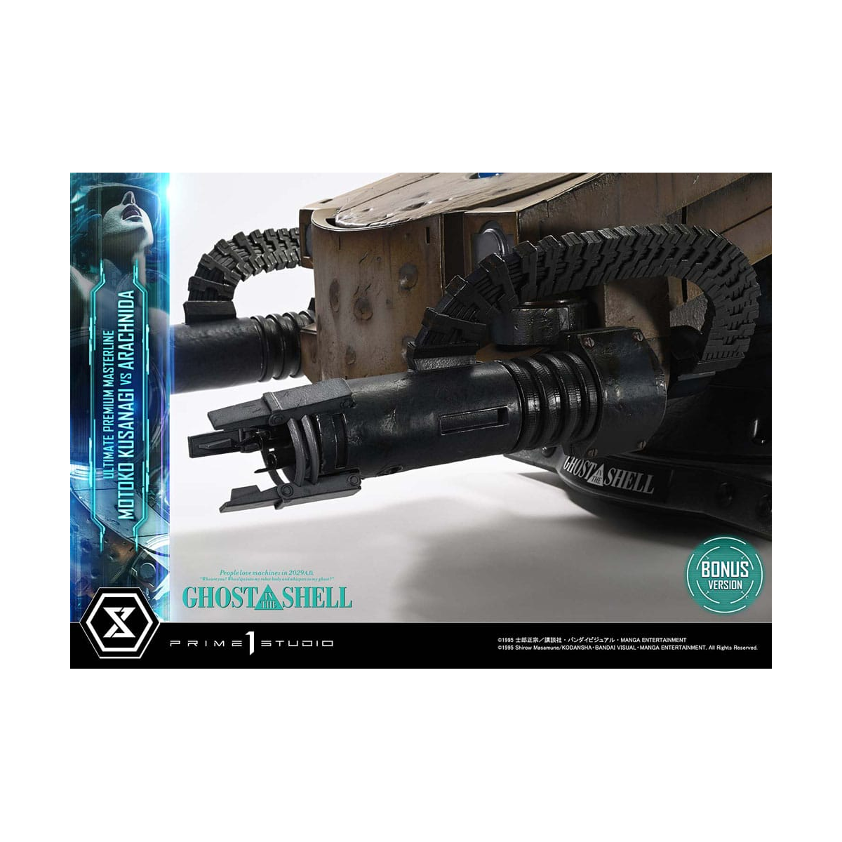 Ghost in the Shell Ultimate Premium Masterline Series 1/4 Action Figure Motoko Kusanagi vs Arachnida Bonus Version 68 cm