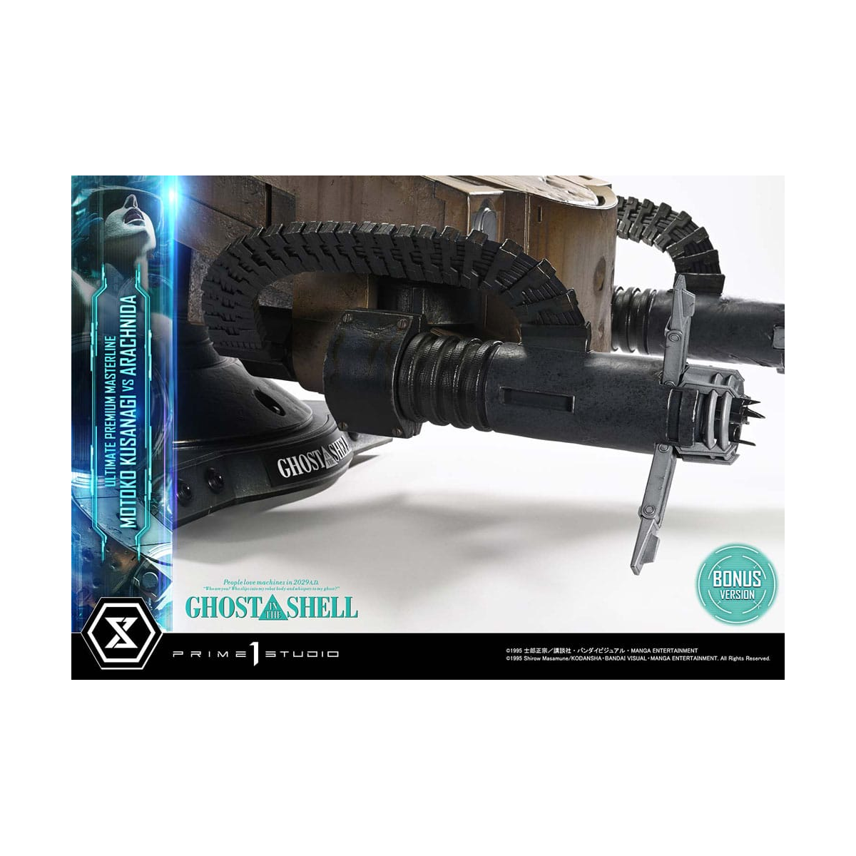 Ghost in the Shell Ultimate Premium Masterline Series 1/4 Action Figure Motoko Kusanagi vs Arachnida Bonus Version 68 cm