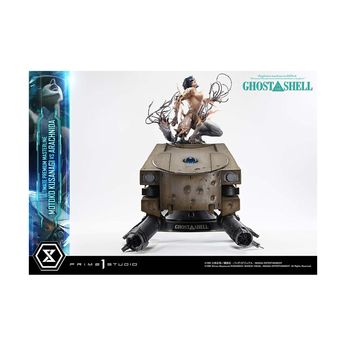 Ghost in the Shell Ultimate Premium Masterline Series 1/4 Action Figure Motoko Kusanagi vs Arachnida Bonus Version 68 cm