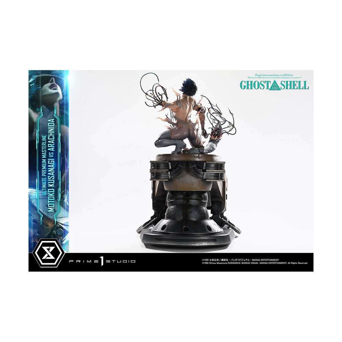 Ghost in the Shell Ultimate Premium Masterline Series 1/4 Action Figure Motoko Kusanagi vs Arachnida Bonus Version 68 cm