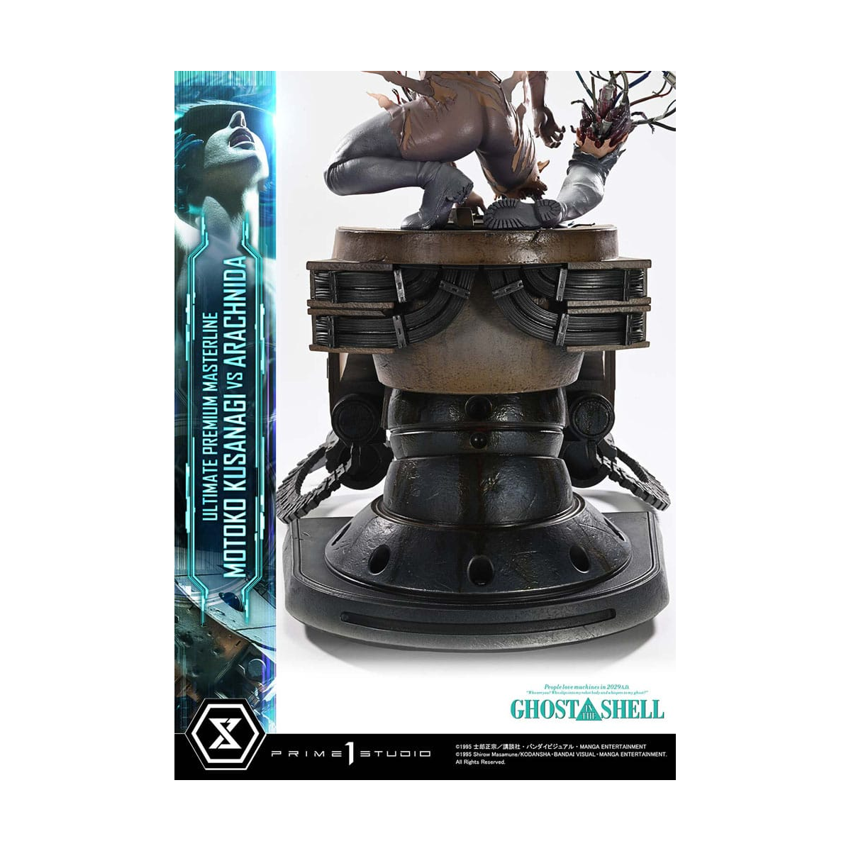 Ghost in the Shell Ultimate Premium Masterline Series 1/4 Action Figure Motoko Kusanagi vs Arachnida Bonus Version 68 cm