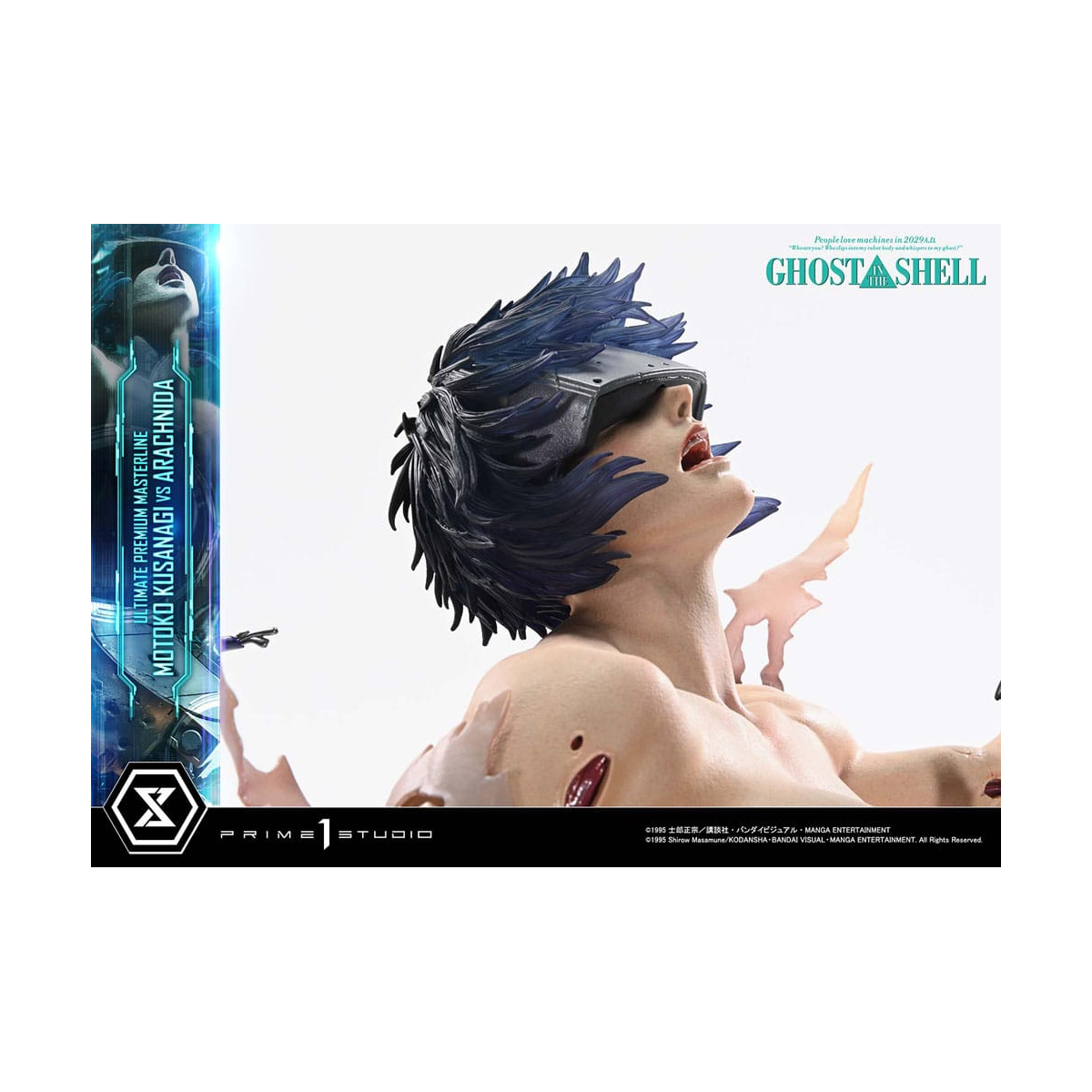 Ghost in the Shell Ultimate Premium Masterline Series 1/4 Action Figure Motoko Kusanagi vs Arachnida Bonus Version 68 cm