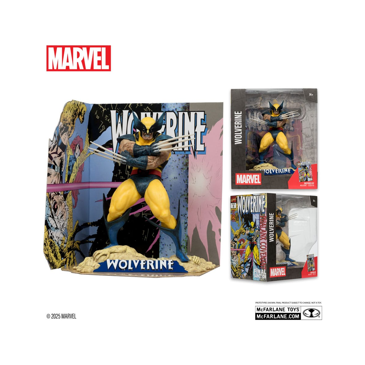 MCF14828 Marvel Collection PVC Figure 1/10 Wolverine (Wolverine 85) 17 cm
