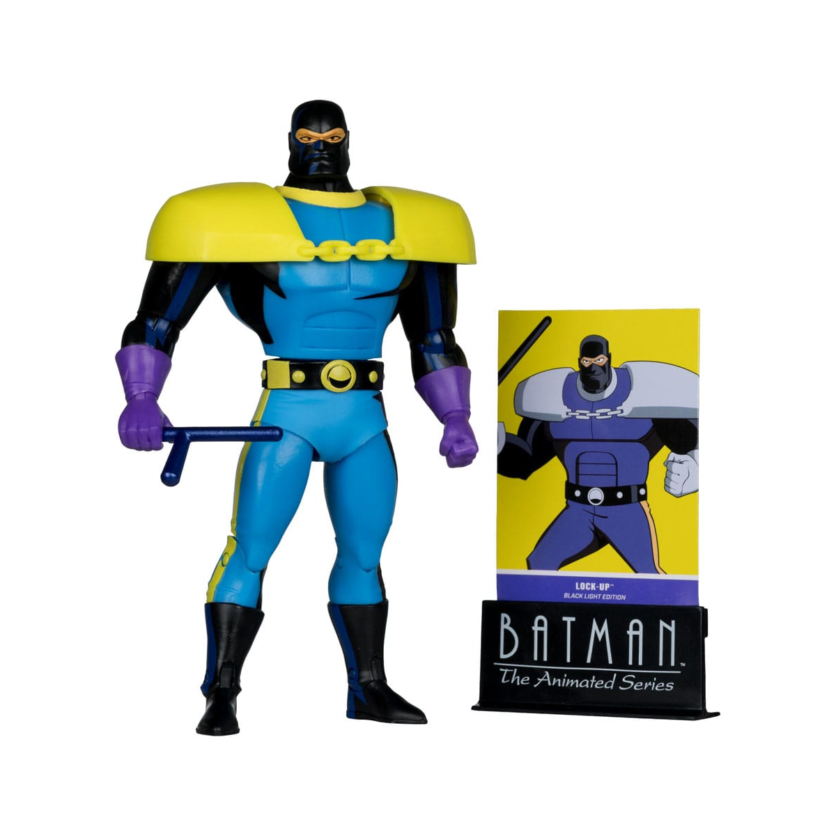 Batman: The Animated Series DC Direct action figure Build-A Wave 5 Lock-Up Black Light Edition (Gold Label) 15 cm Figuren
