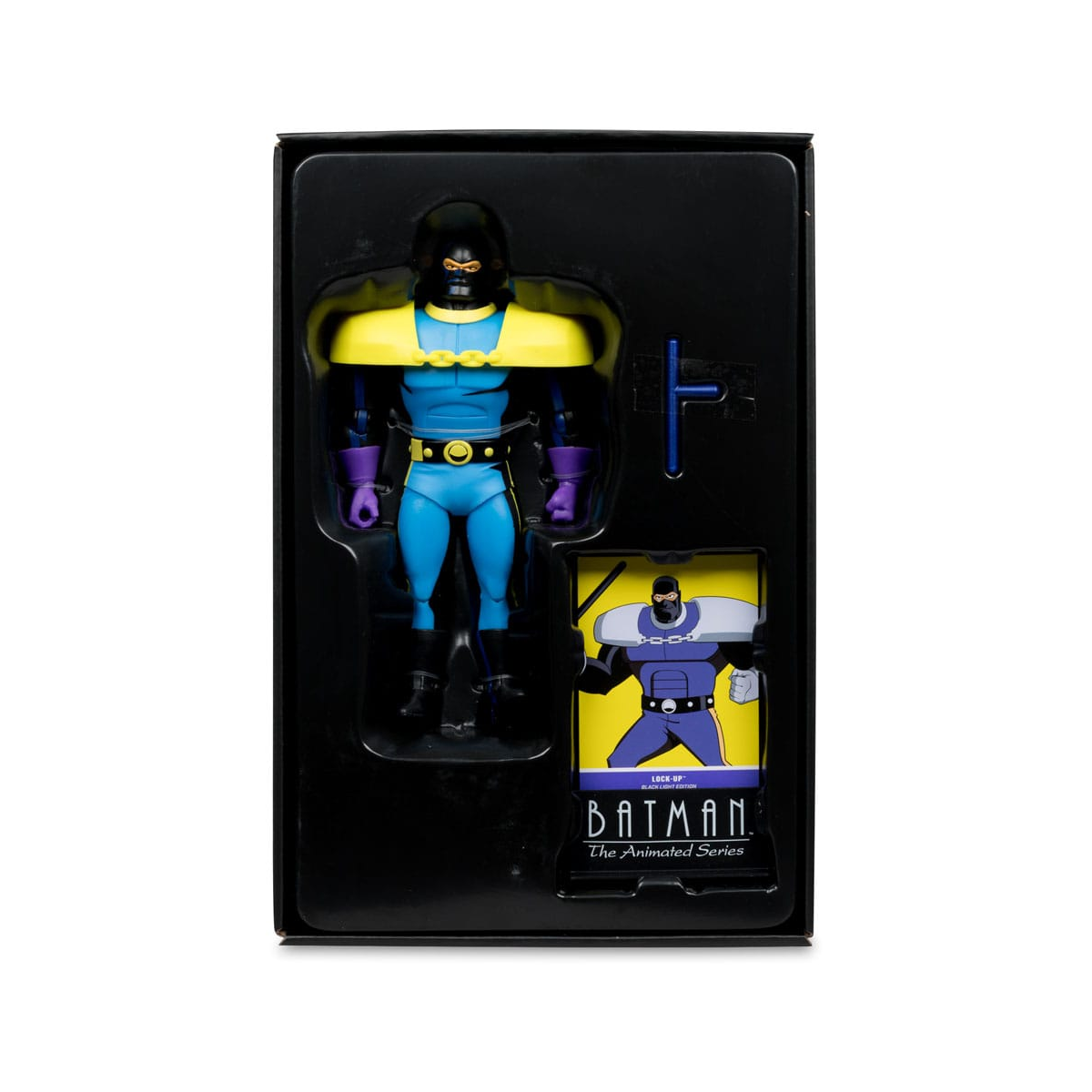Batman: The Animated Series DC Direct action figure Build-A Wave 5 Lock-Up Black Light Edition (Gold Label) 15 cm