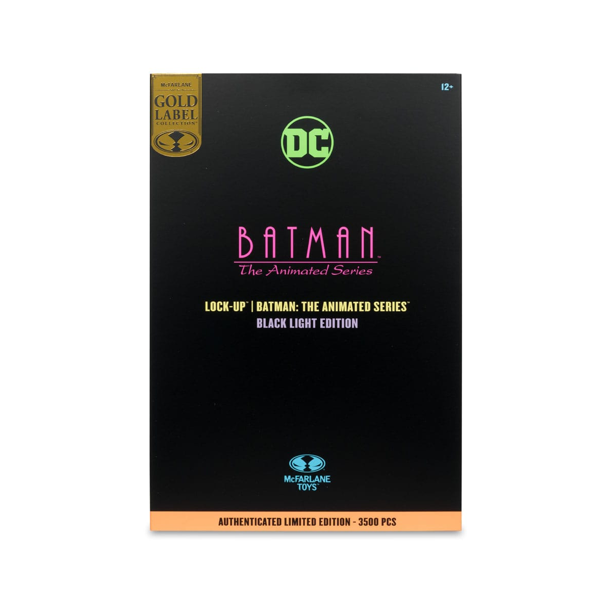 Batman: The Animated Series DC Direct action figure Build-A Wave 5 Lock-Up Black Light Edition (Gold Label) 15 cm