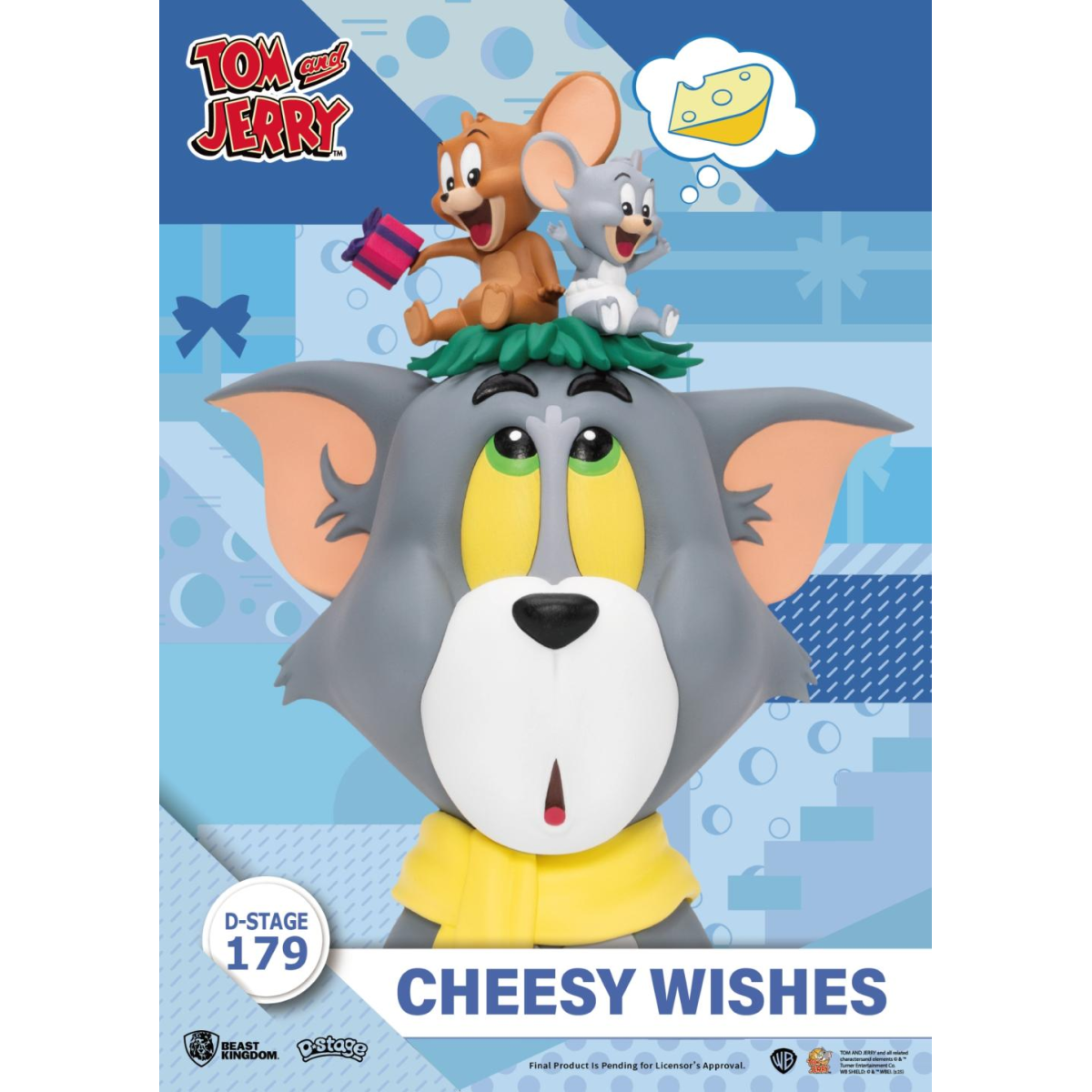 TOM & JERRY - Cheesy Wishes - Diorama D-Stage 15cm Figuren