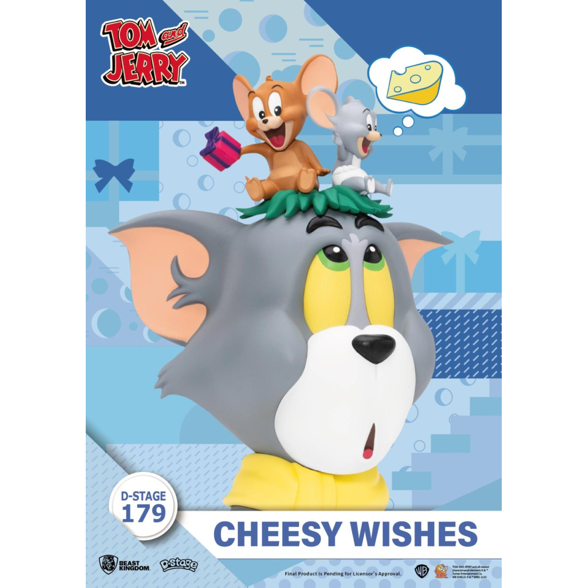 TOM & JERRY - Cheesy Wishes - Diorama D-Stage 15cm Beast Kingdom Toys