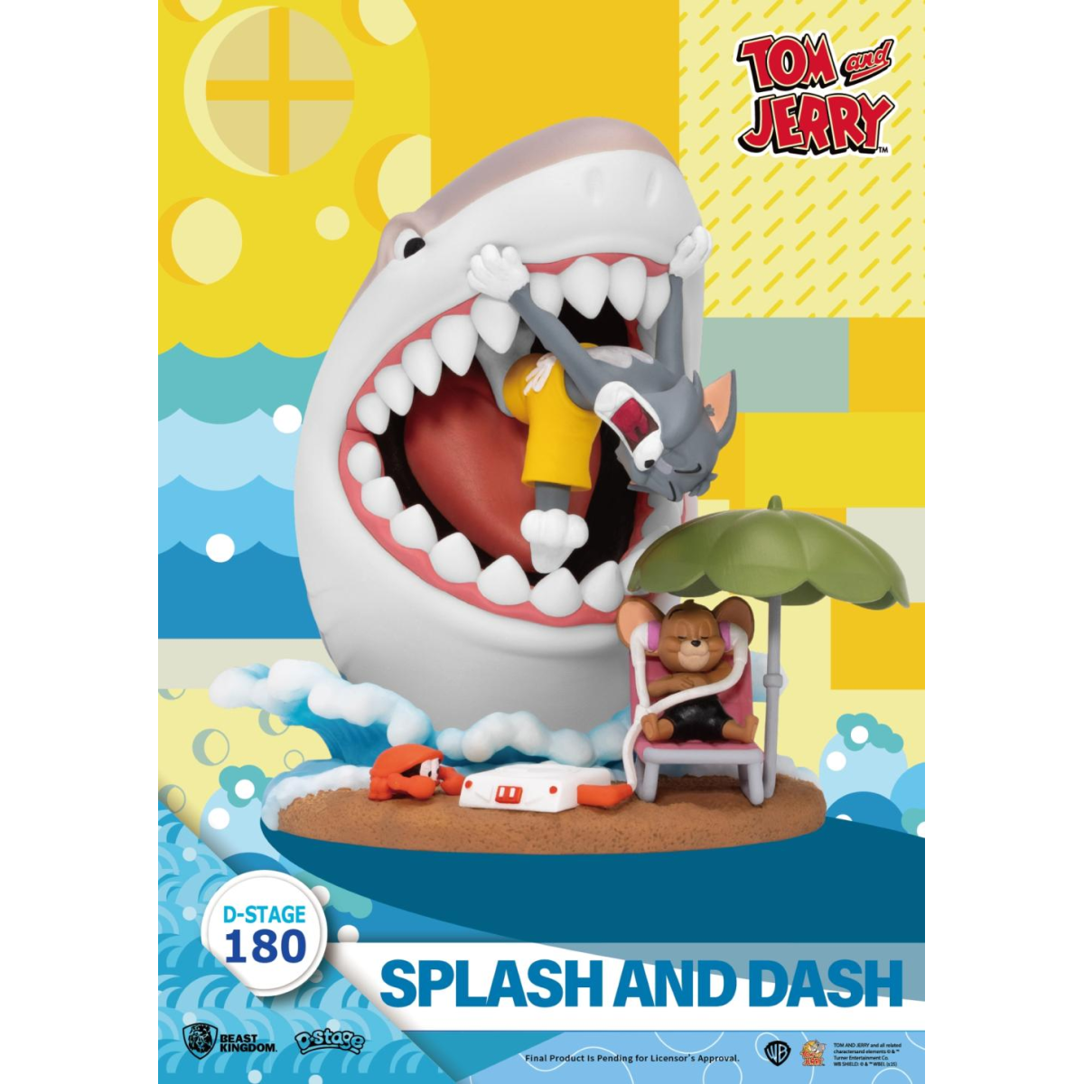 TOM & JERRY - Splash and Dash - Diorama D-Stage 14.4cm Figuren