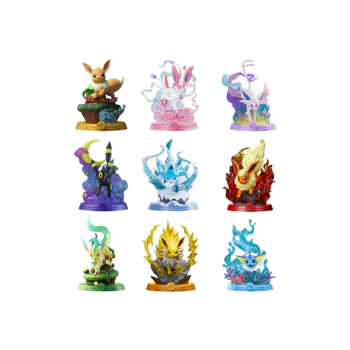 Pokemon Funism Let s Go Eevee Figure Blind Box Asst 9pcs Blind Box : Mystery Box