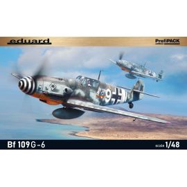 EDUARD 82167 EDUARD-PROFIPACK BF 109G-6 1/48 Modellbausatz 