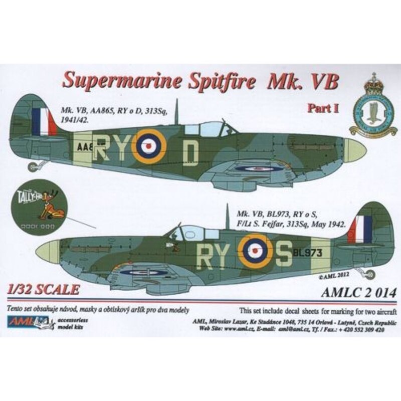 Supermarine Spitfire Mk.VB, 313 Sq - Teil I