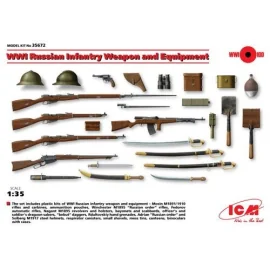 WWI Russische Infanterie Waffen und Ausrüstung . Komplett neue Form -Kit. Das erste Modell-Bausatz des russischen Infanterie- Wa